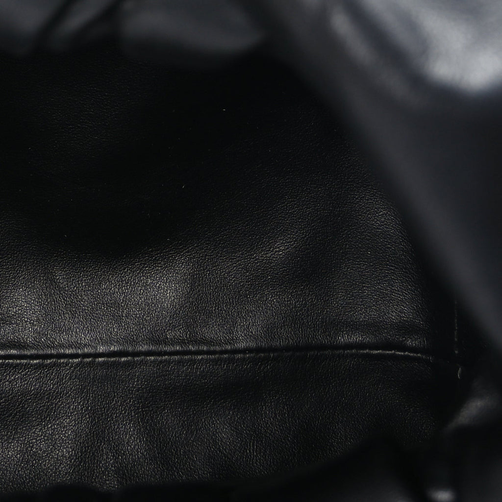 Smooth Butter Calfskin Small The Shoulder Pouch Black
