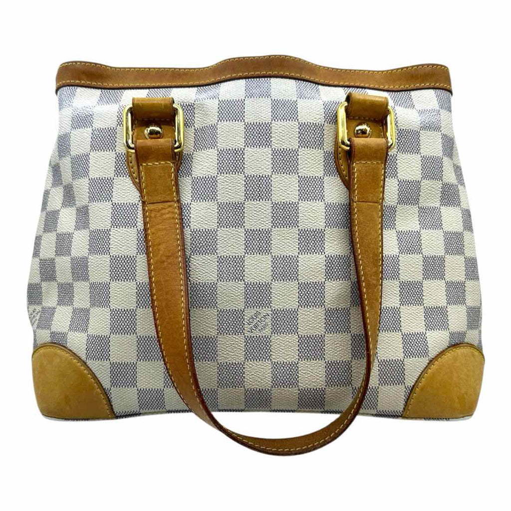 LOUIS VUITTON Hampstead Damier PM White Coated canvas Damier Handbag