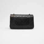 Chanel Vintage Black Medium Classic Double Flap Bag 2003