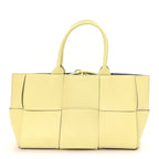 Nappa Maxi Intrecciato Small Arco Tote Lemon