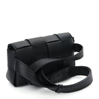 Nappa Maxi Intreccio The Belt Cassette Bag Black