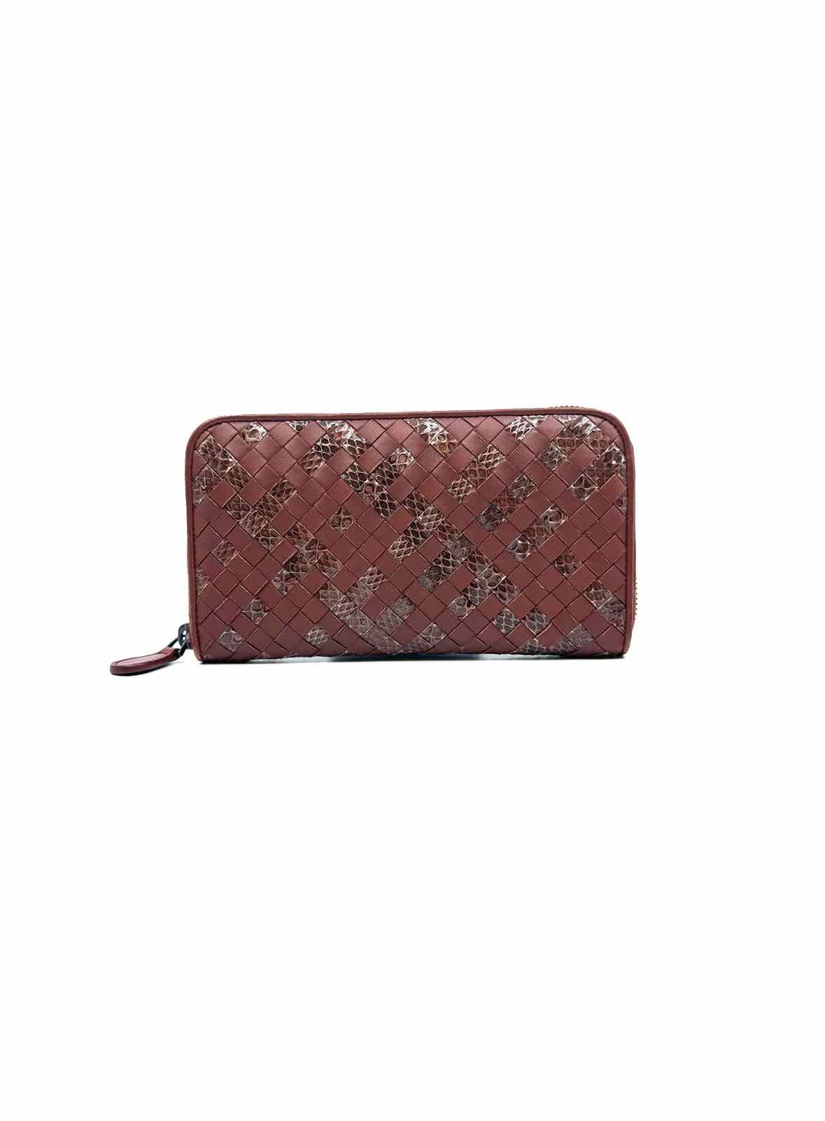 BOTTEGA VENETA Brown Leather Wallet