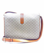 CELINE Beige, Brown Leather Handbag
