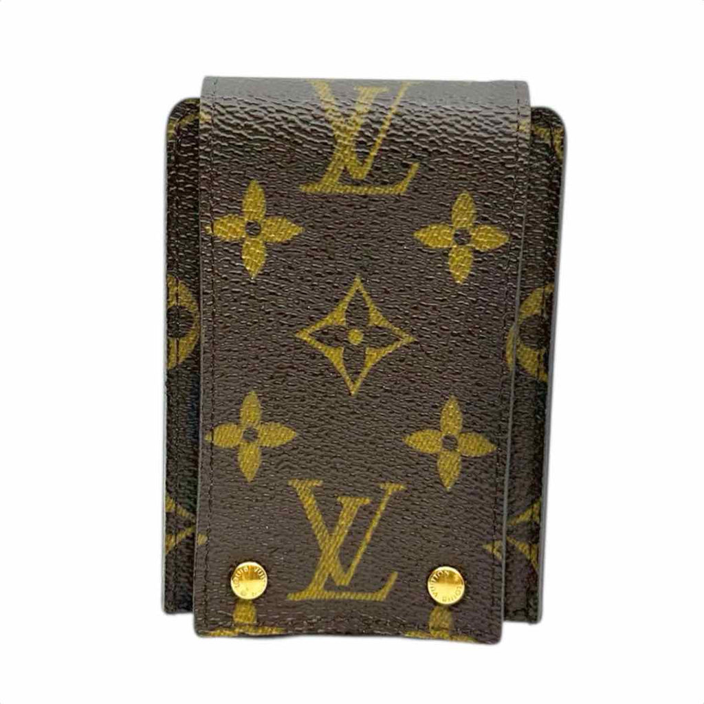 LOUIS VUITTON Brown Coated Canvas MONOGRAM Misc