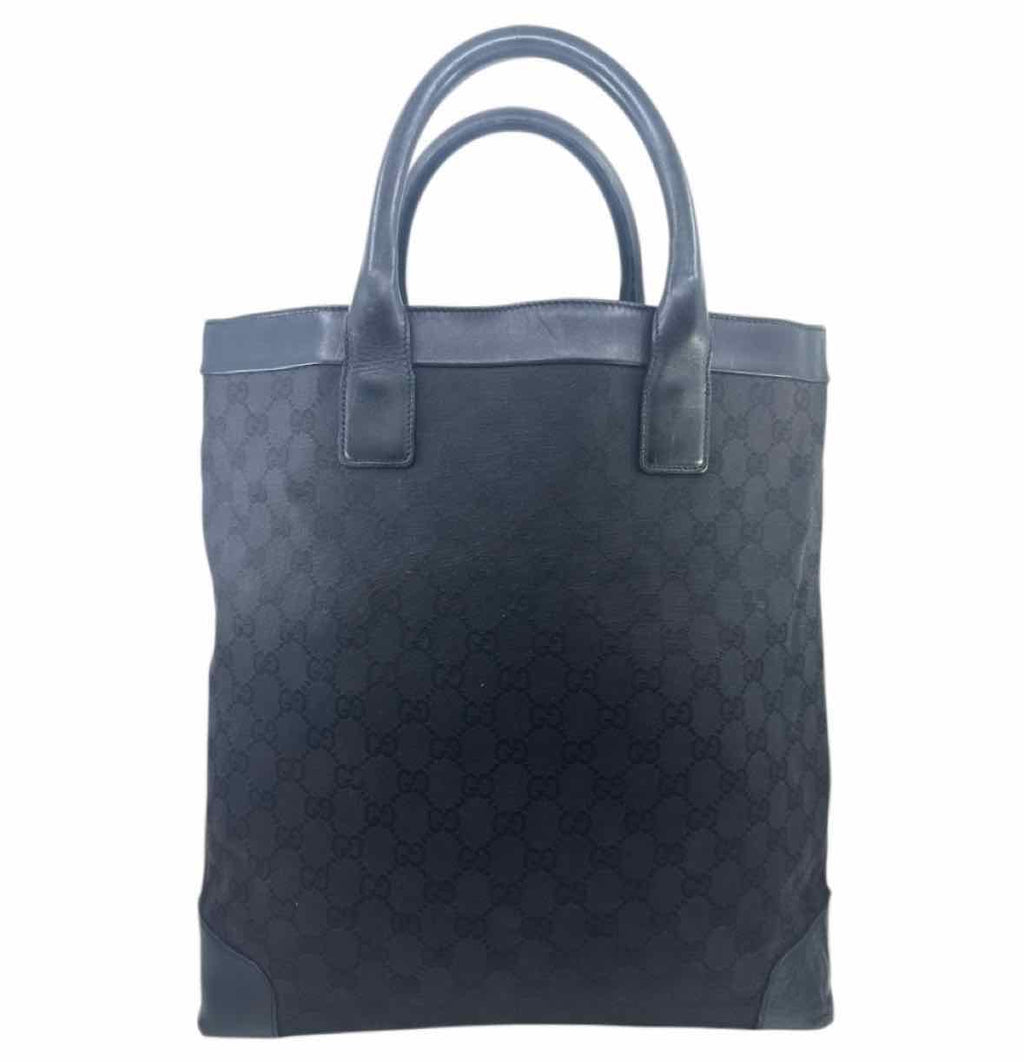 GUCCI Black Canvas Handbag