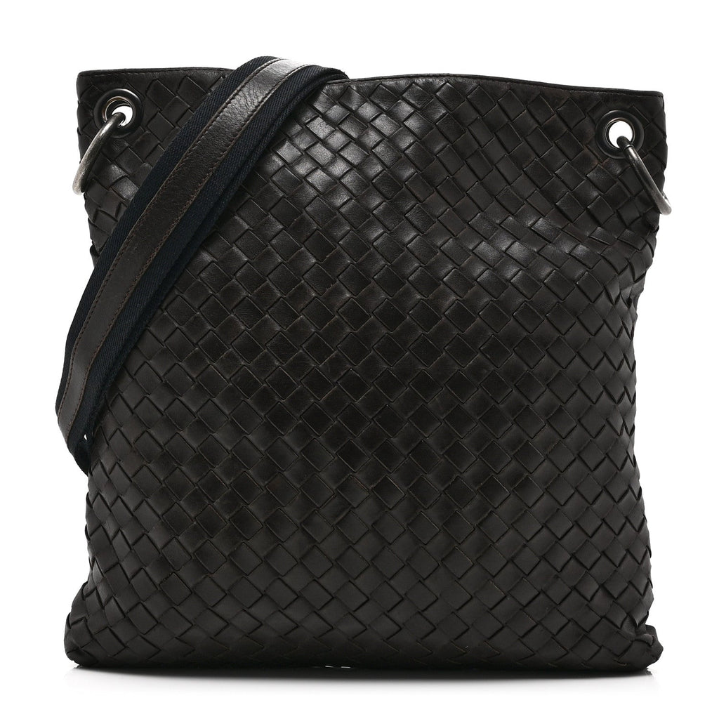 Nappa Intrecciato VN Crossbody Messenger Bag Brown