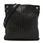 Nappa Intrecciato VN Crossbody Messenger Bag Brown