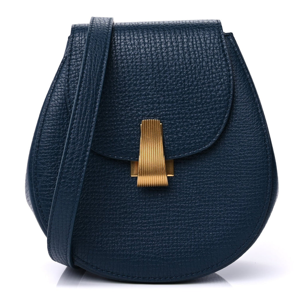 Palmellato Calfskin Rounded Belt Bag  Navy