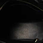 Caviar Quilted Medallion Tote Black
