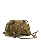 Suede Intrecciato Concert Pouch Mud