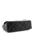Lambskin Quilted Large Chanel 19 Flap Black