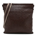 Nappa Intrecciato VN Crossbody Messenger Bag Brown