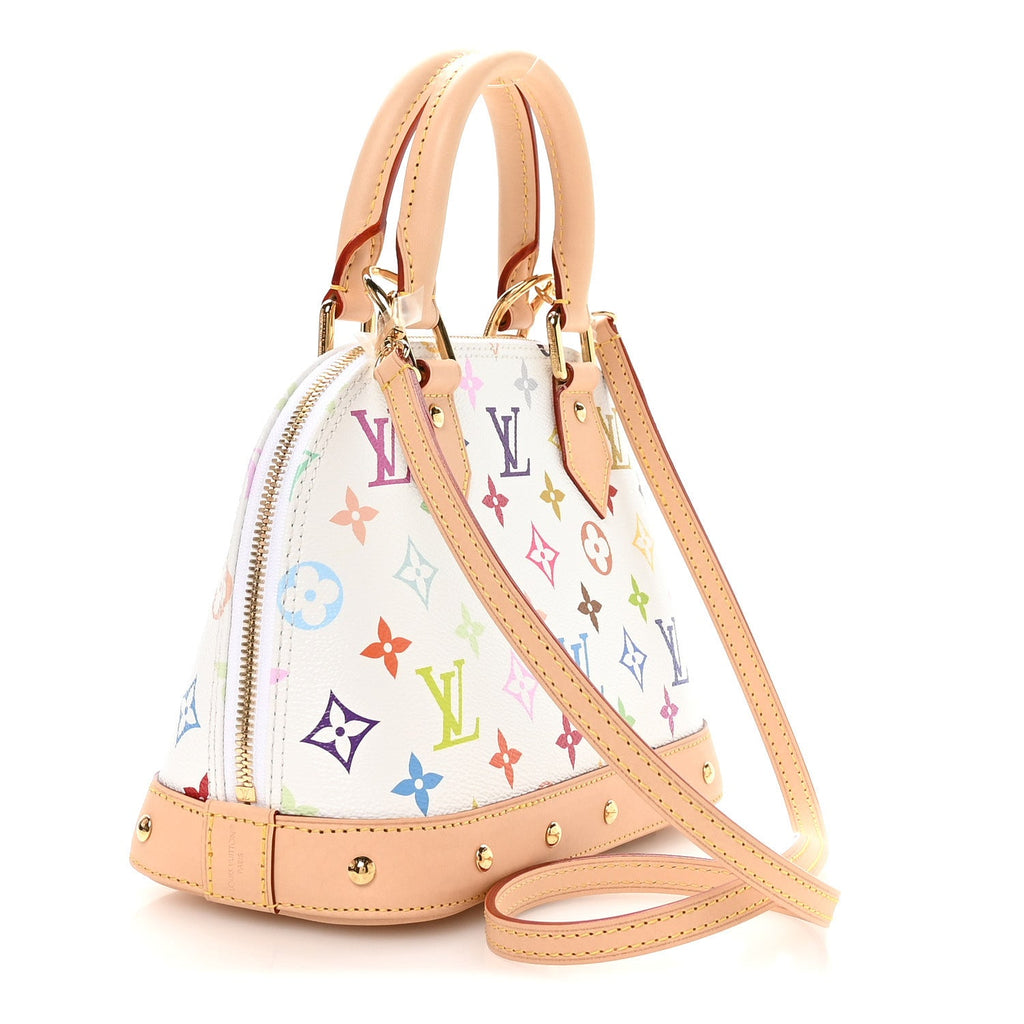 LV x TM Monogram Multicolor Alma BB White