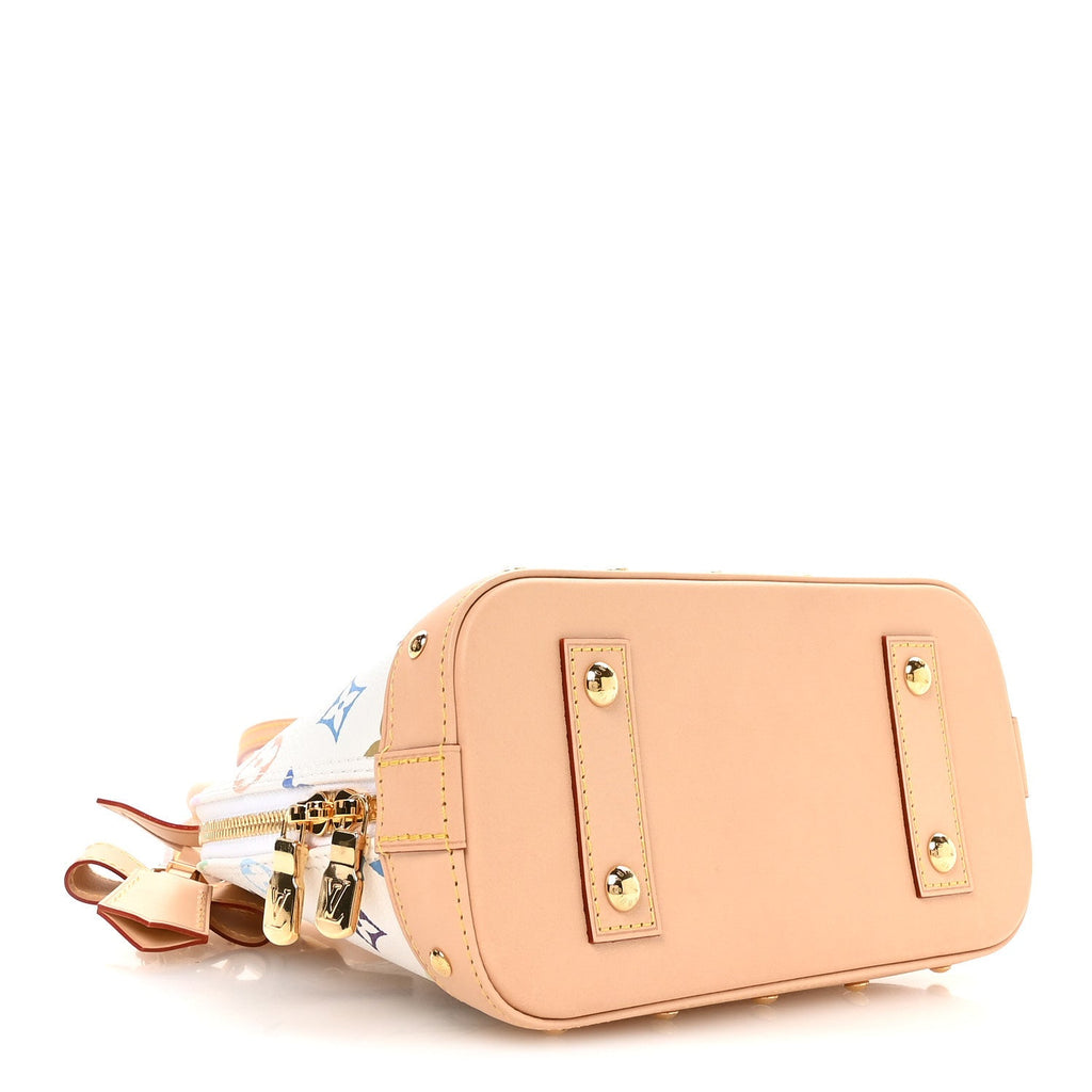 LV x TM Monogram Multicolor Alma BB White