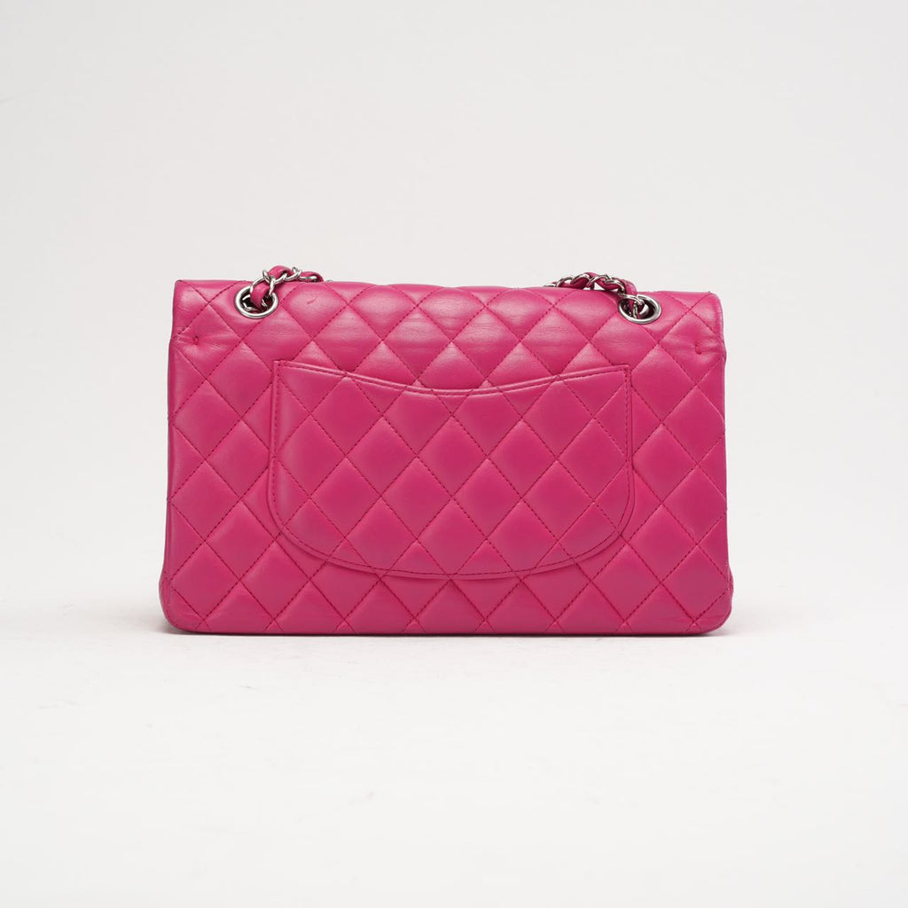 Chanel Pink Timeless Medium Double Flap Bag 2014