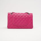 Chanel Pink Timeless Medium Double Flap Bag 2014