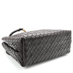 Nappa Intrecciato Medium Andiamo Shoulder Bag Fondant