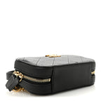 Caviar Quilted Waist Bag Black
