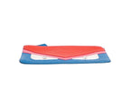 Fendi Blue & Red Vitello Elite Crystal Eye Monster Pouch