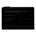 Fendi Baguette Black Calf Leather Embossed Clutch