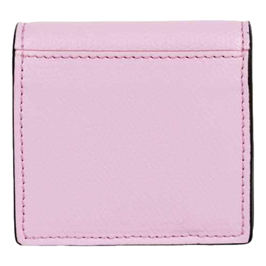 Fendi Calf Leather F logo Lavanda Pink Leather Coin