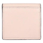Fendi Calf Leather F Logo Poudre Pink Leather Coin Case