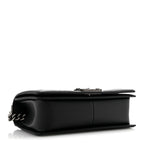 Caviar Quilted Medium Boy Flap Black