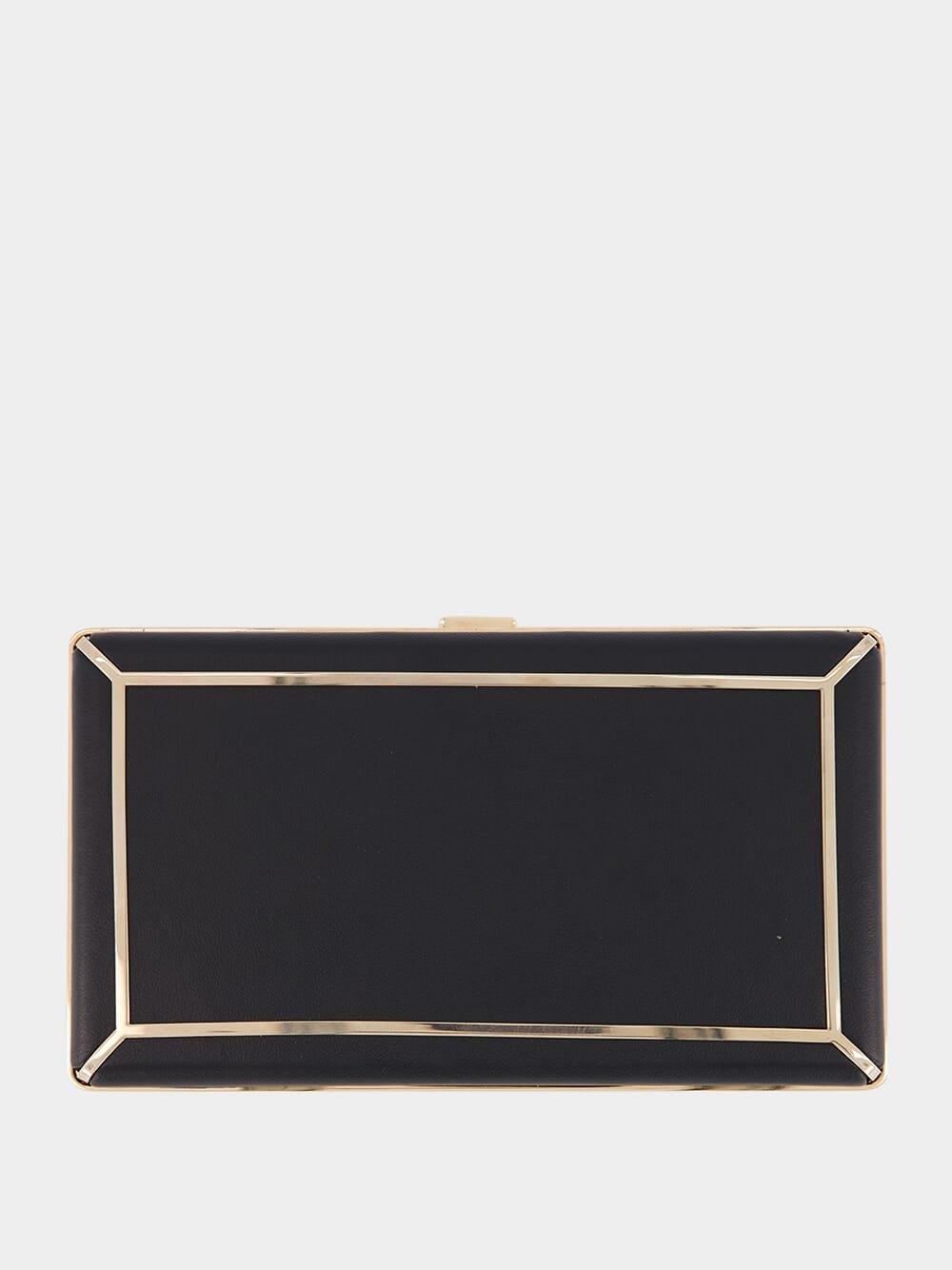 Callas Black Nappa Leather Clutch Bag