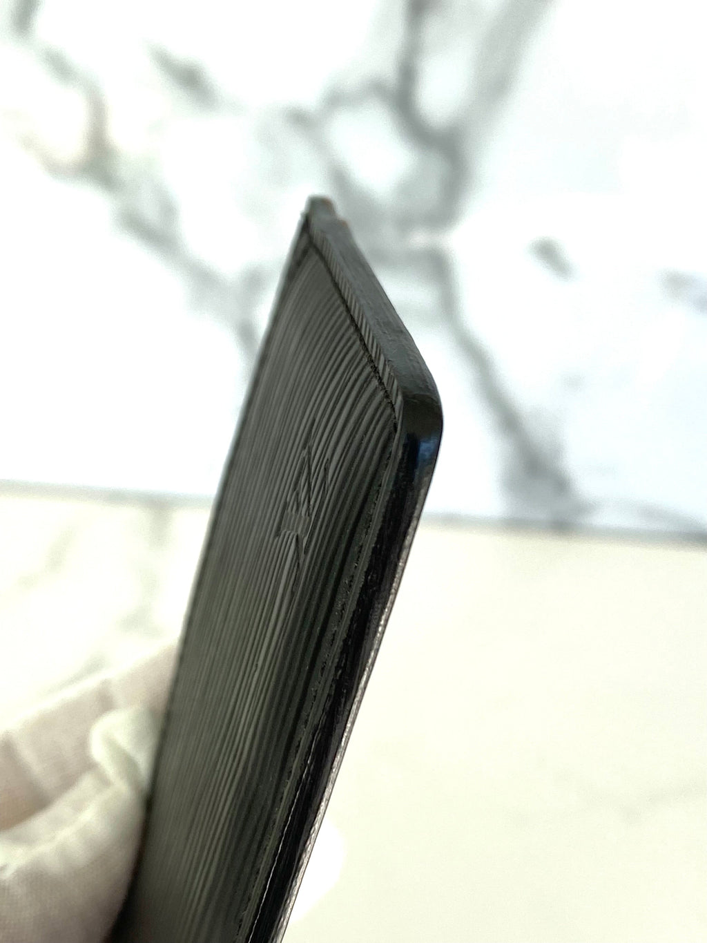 Louis Vuitton Black Epi Card Holder