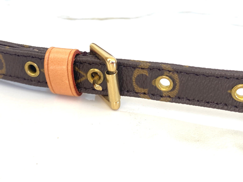 Louis Vuitton Monogram Pochette Accessories with Louis Vuitton Adjustable Monogram Strap