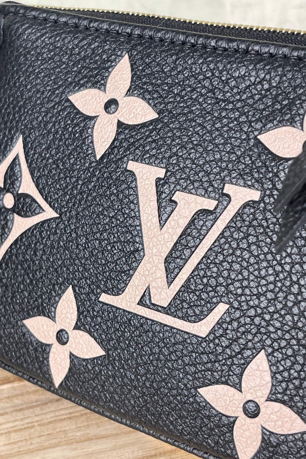 Louis Vuitton Empreinte Monogram Giant Mini Pochette Accessories Black Bag