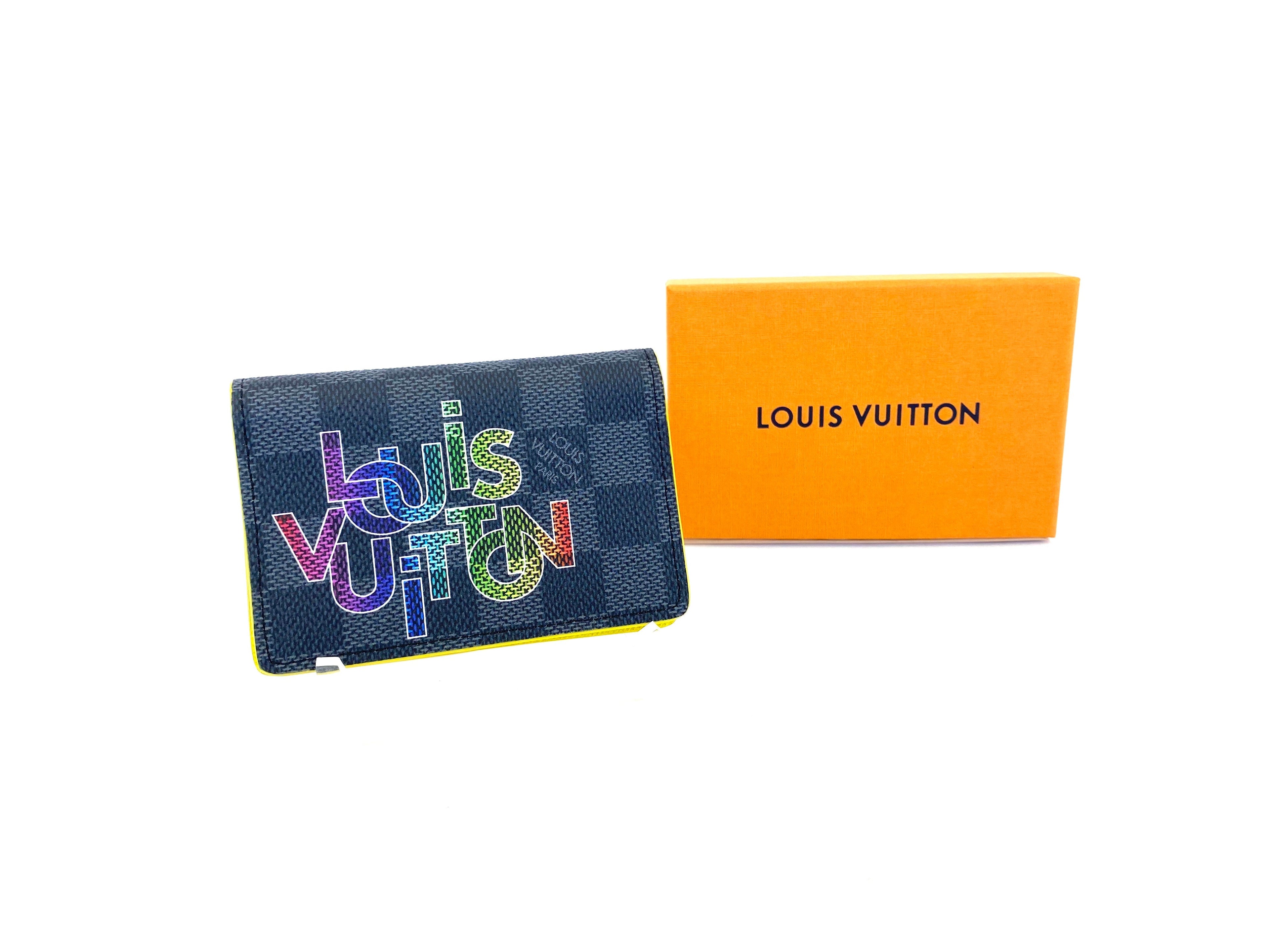 ❗️New Arrival❗️ Louis Vuitton Limited Edition Interlocked Letters Pocket Organizer (Yellow)