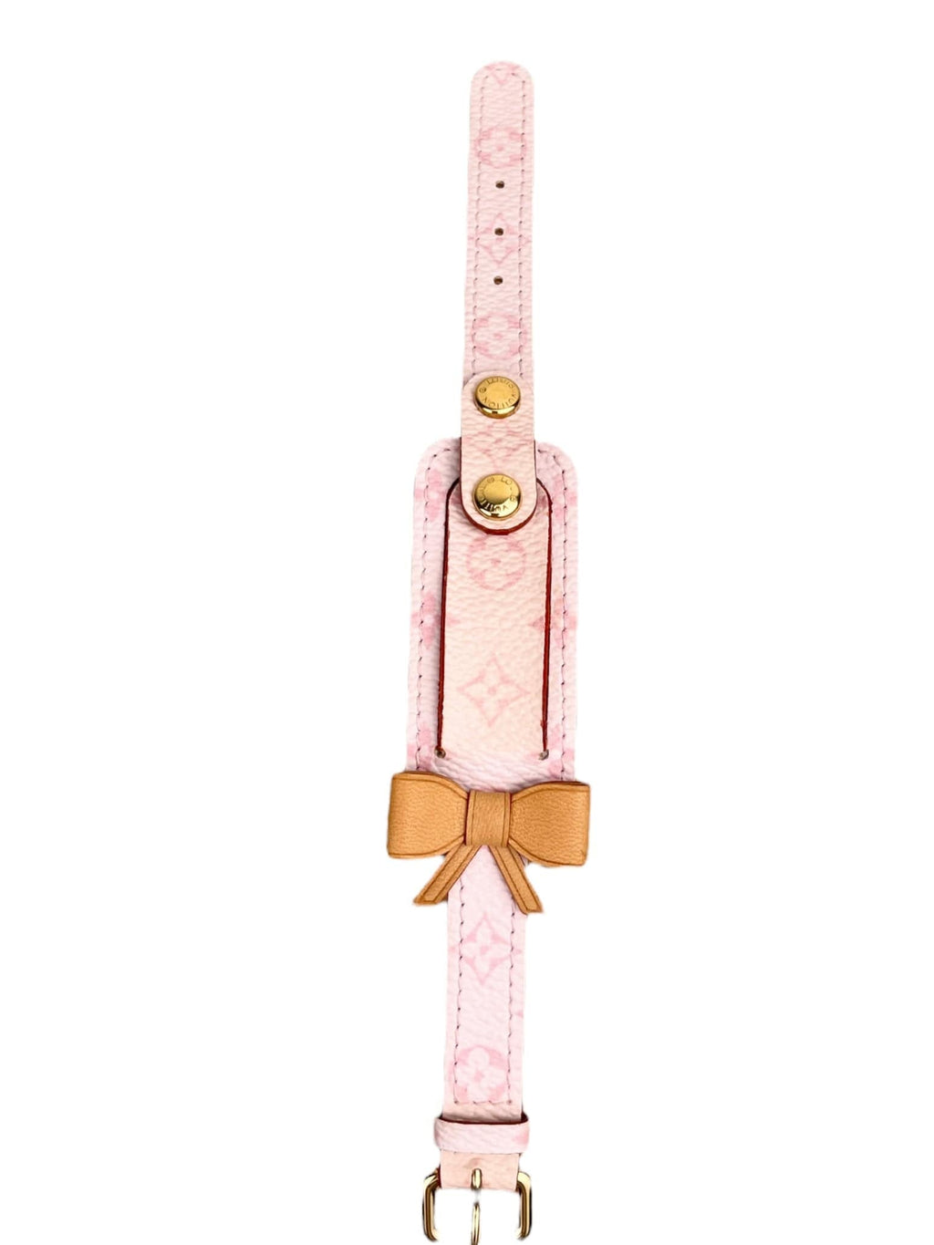 Louis Vuitton Monogram Cherry Blossom Address Wish Bracelet Pink