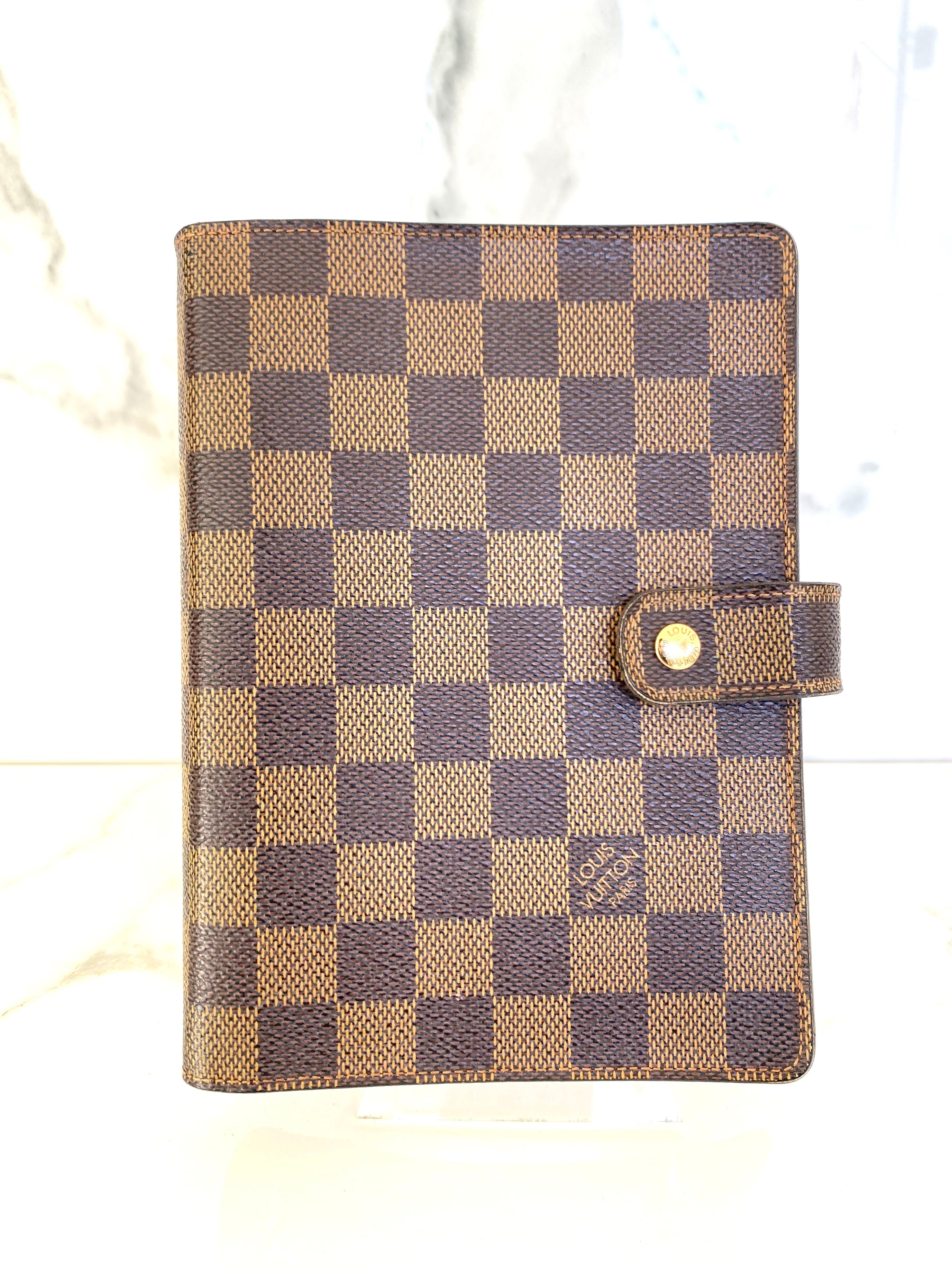 Louis Vuitton Agenda MM in Damier Ebene