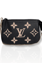 Louis Vuitton Empreinte Monogram Giant Mini Pochette Accessories Black Bag