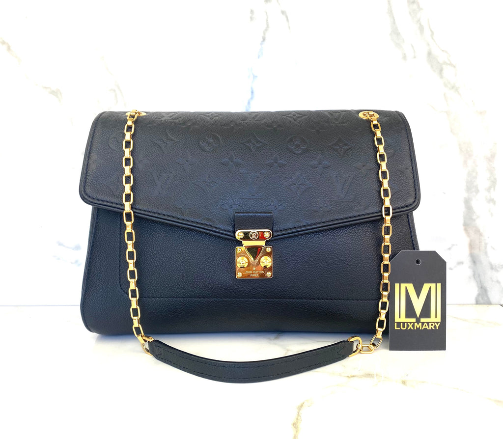 Louis Vuitton Black Empreinte Saint Germain MM