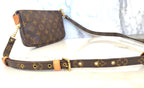 Louis Vuitton Monogram Pochette Accessories with Louis Vuitton Adjustable Monogram Strap