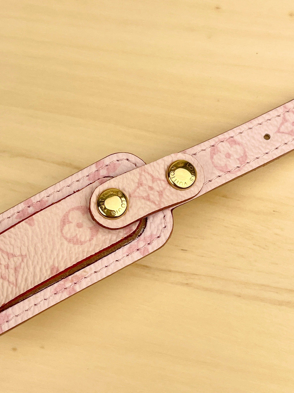 Louis Vuitton Monogram Cherry Blossom Address Wish Bracelet Pink