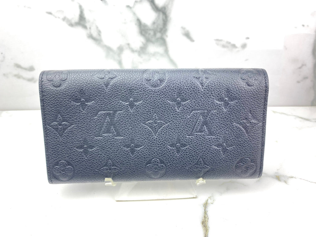 Louis Vuitton Emilie In Black Monogram Empreinte