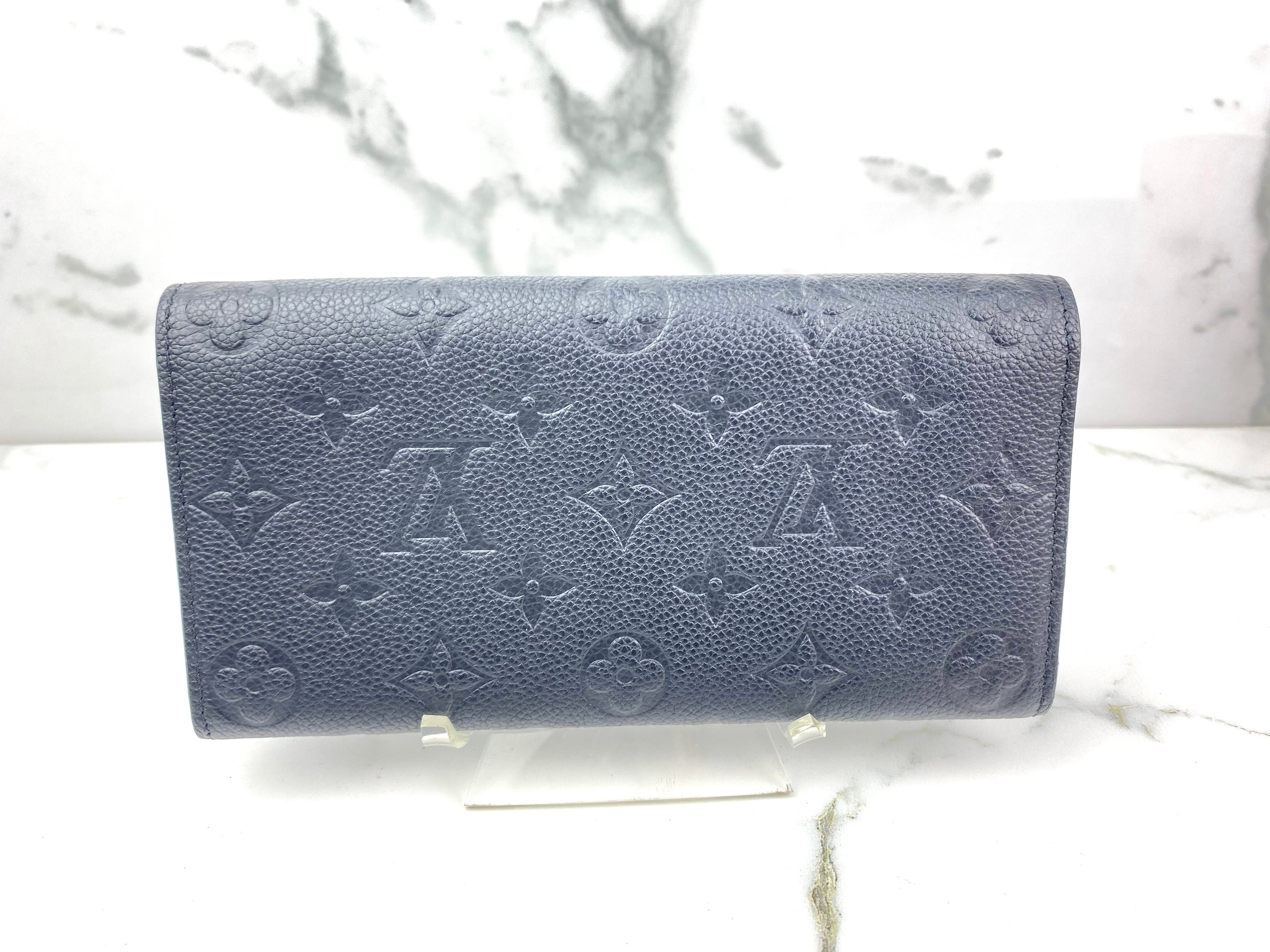 Louis Vuitton Emilie In Black Monogram Empreinte