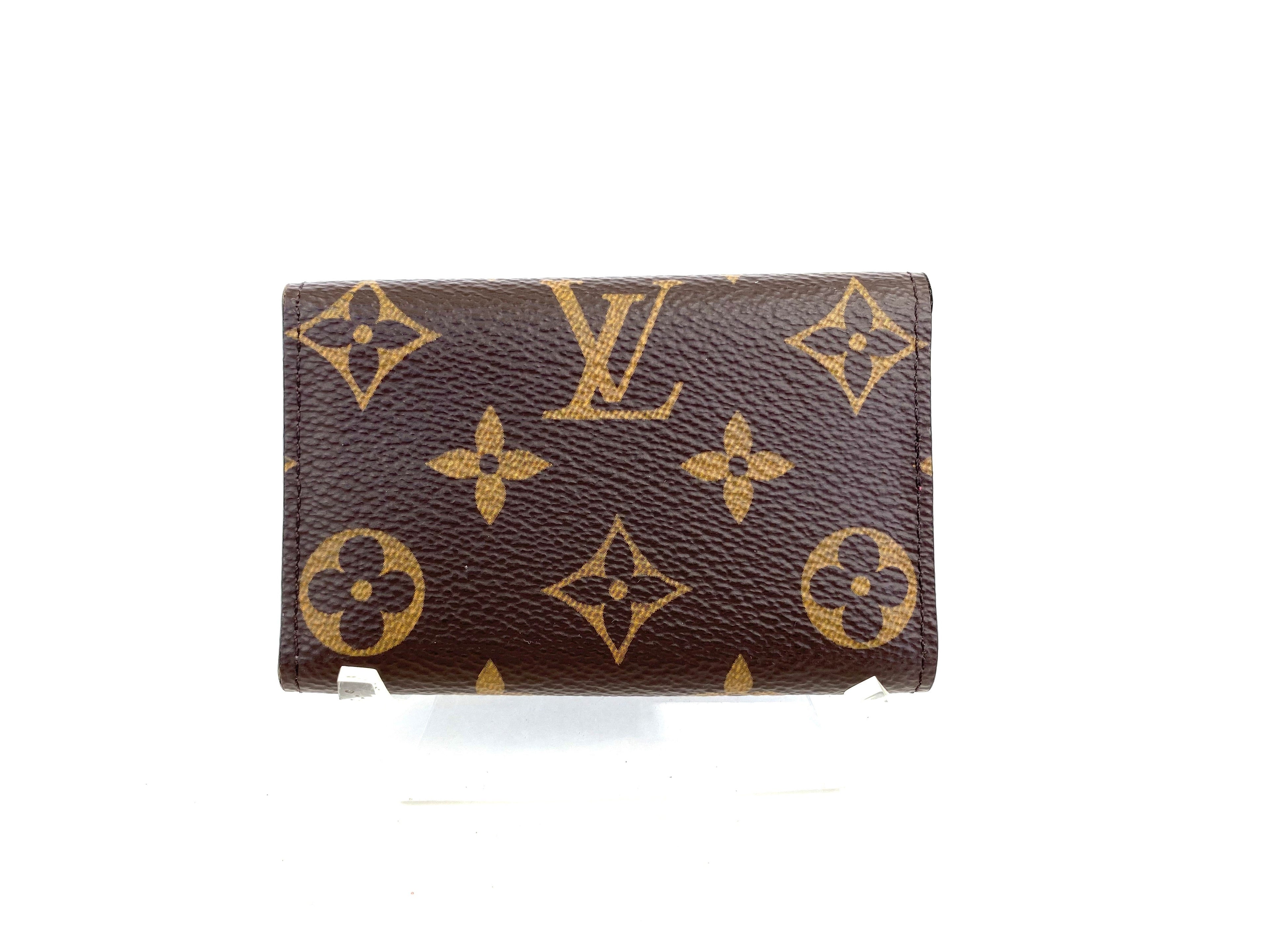 Louis Vuitton Monogram 6 Key Holder in Fuchsia