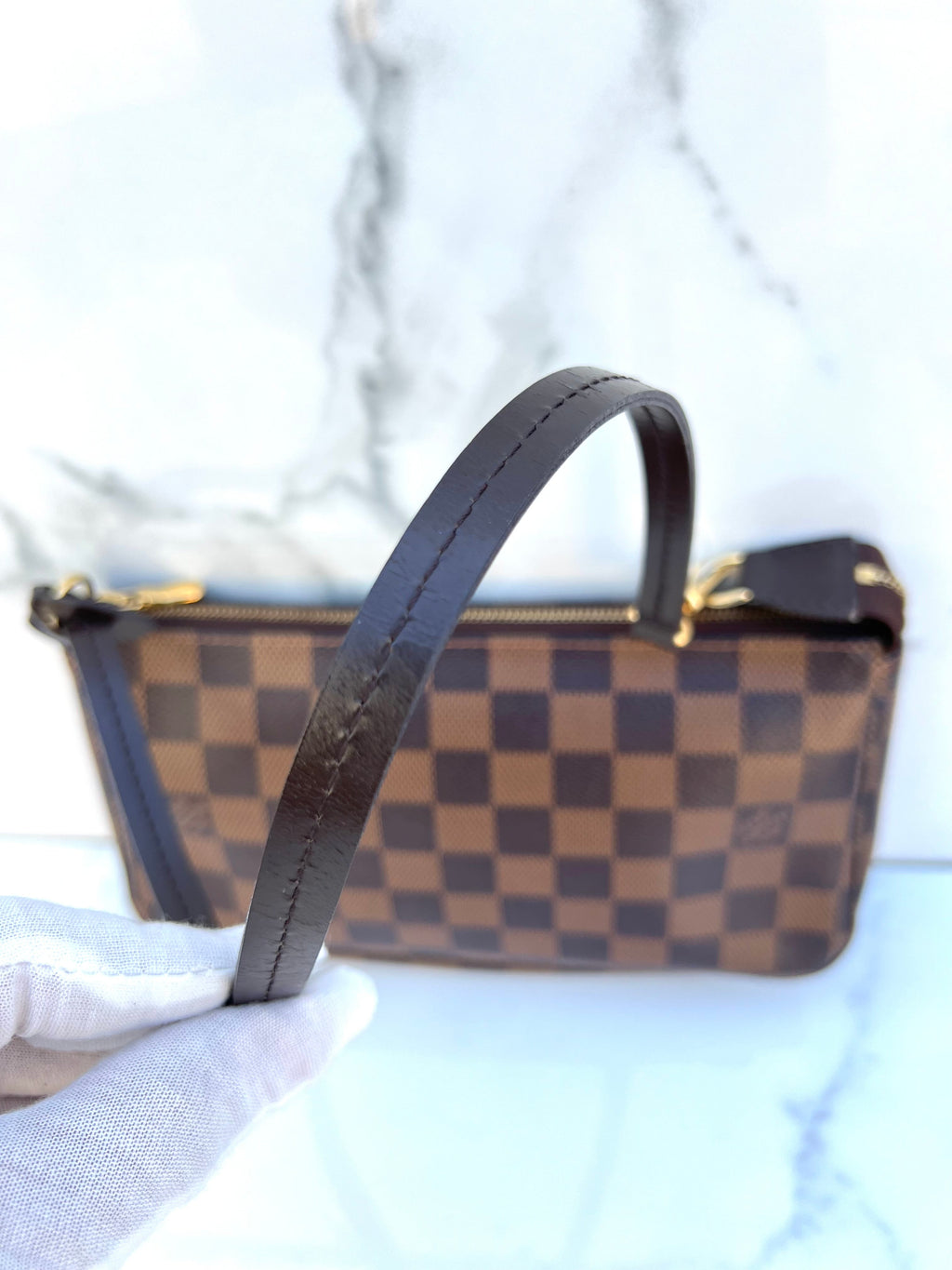 Louis Vuitton Damier Ebene Pochette Accessories New Model