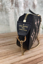 Louis Vuitton Empreinte Monogram Giant Mini Pochette Accessories Black Bag
