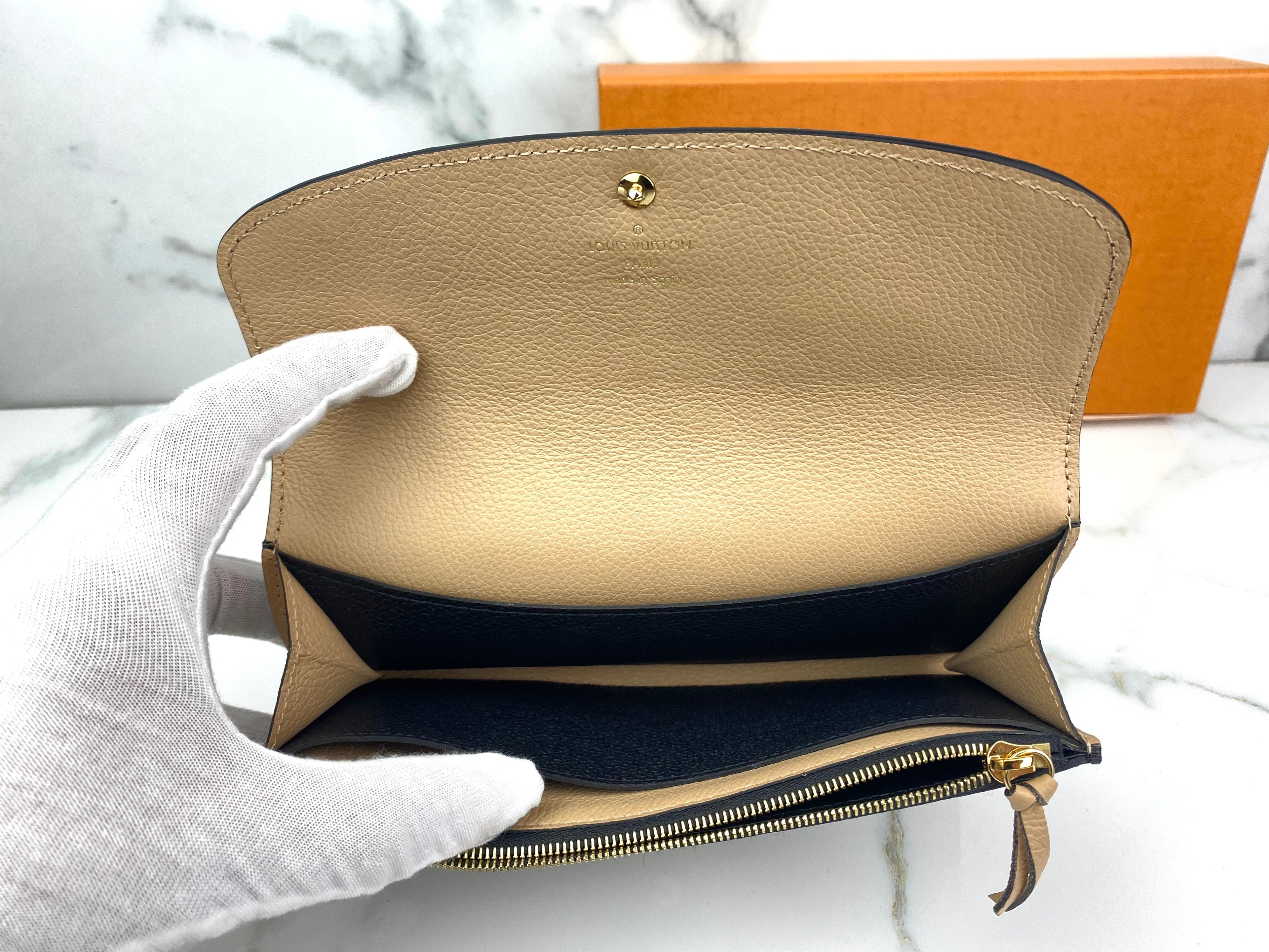 Louis Vuitton Emilie In Black Monogram Empreinte