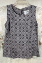 Chanel Coco CC Grey Vintage Top