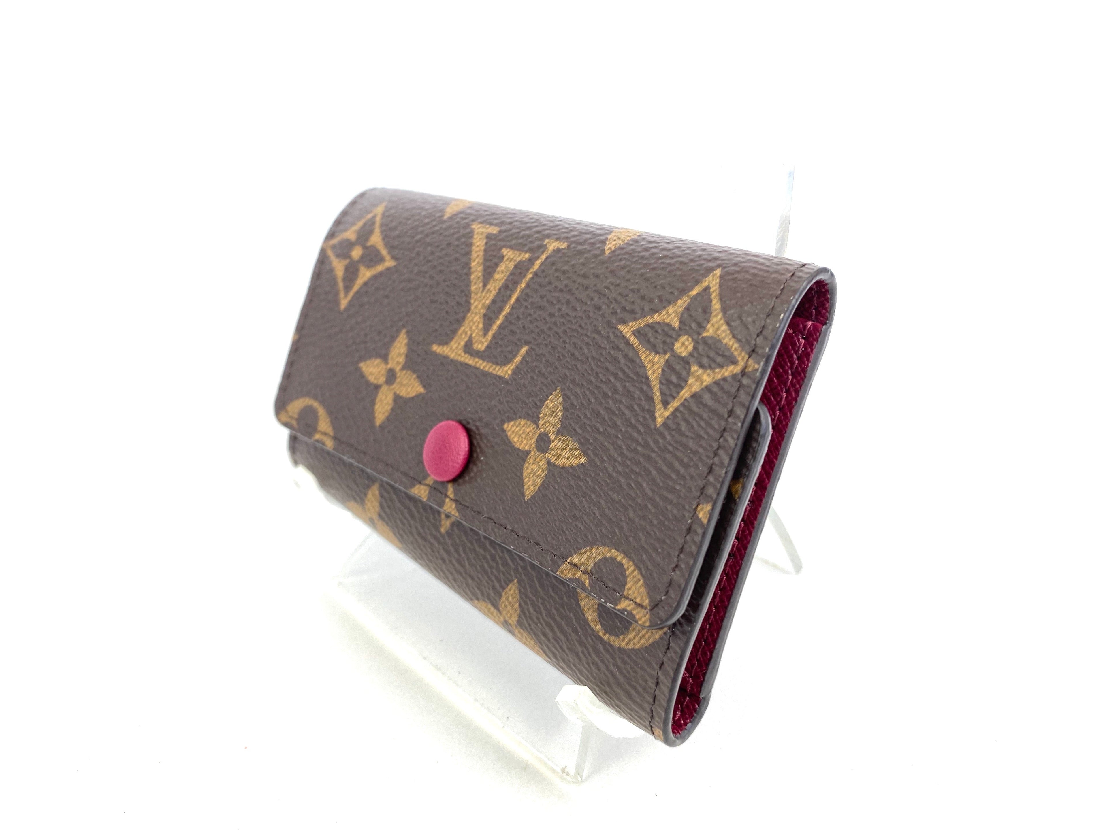 Louis Vuitton Monogram 6 Key Holder in Fuchsia