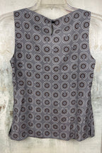 Chanel Coco CC Grey Vintage Top