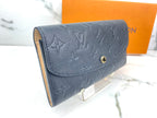 Louis Vuitton Emilie In Black Monogram Empreinte