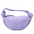 BOTTEGA VENETA Bottega Veneta Double Knot Mini Handbag Leather Purple Silver -Tone Hardware,