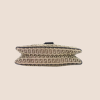 FENDI 2000 BROWN ZUCCHINO CANVAS DOUBLE FLAP BAG